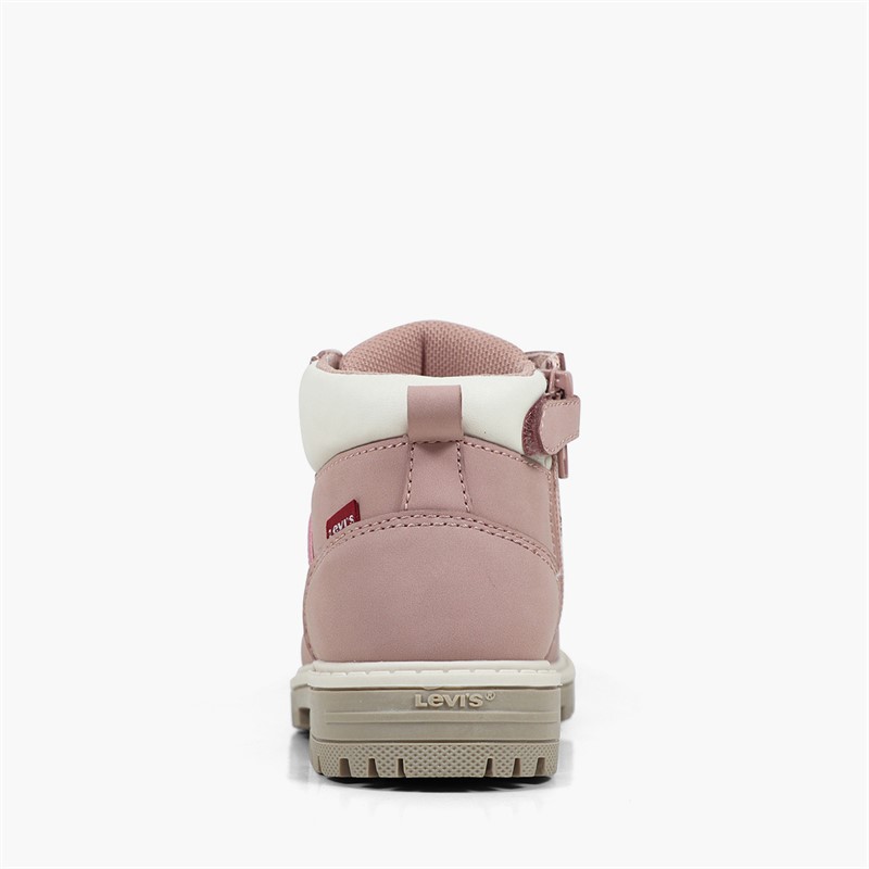 Levi's Infant Girls Jax Plus Mini Boots Pink/Ecru 4649