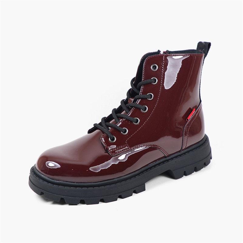 Levi's Junior Pasadena Refresh Boots Maroon 1347