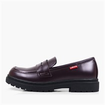 Levi's Junior Girls Lucy Loafers Burgundy 0013