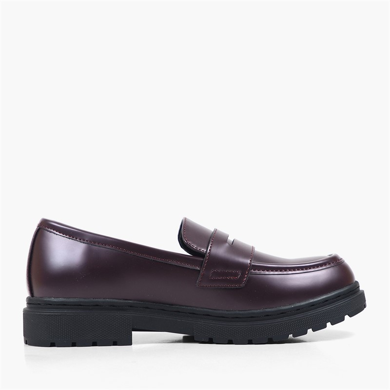 Levi's Junior Girls Lucy Loafers Burgundy 0013