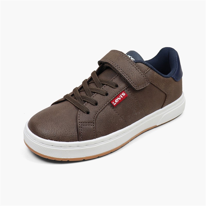 Levi's Boys Piper JR Trainers Dark Brown/Navy 2241