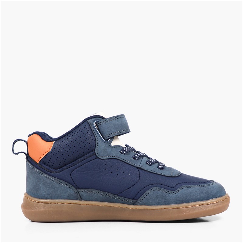 Levi's Boys Terra Mid Trainers Navy Smoke 0876
