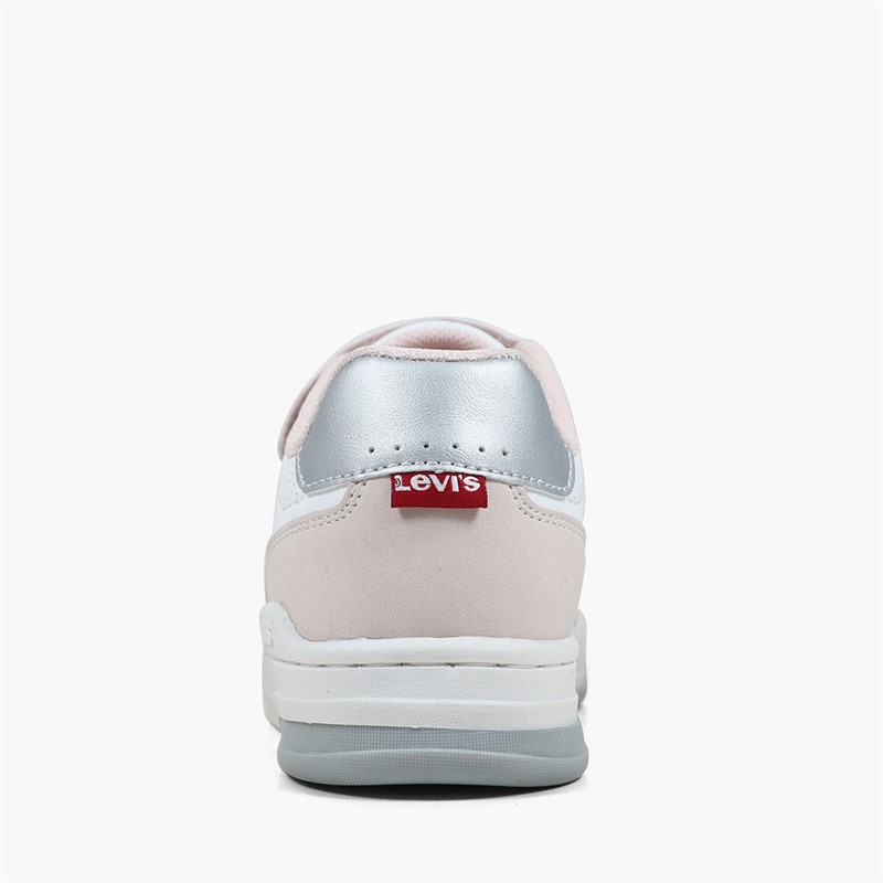 Levi's Girls Elliot NBX Trainers White/Pink 0077