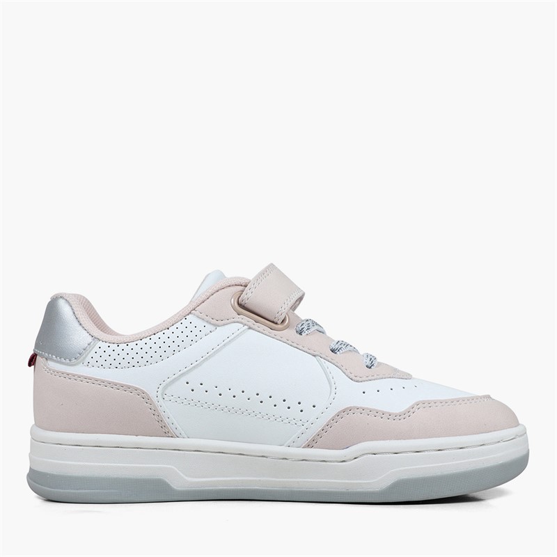 Levi's Girls Elliot NBX Trainers White/Pink 0077