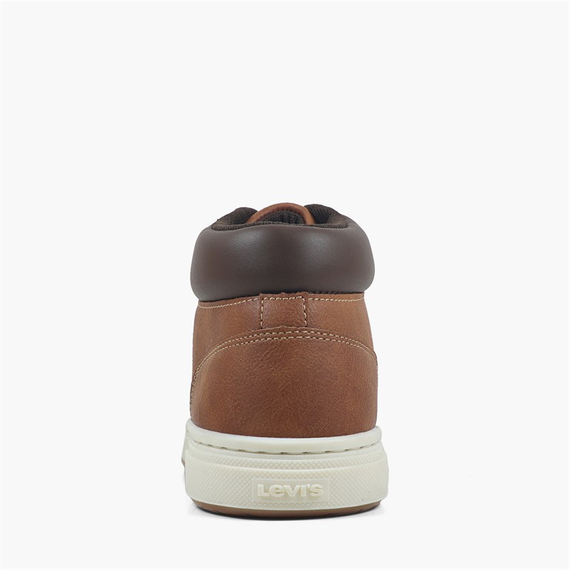 Levi's Junior Boys Piper JR Mid Trainers Cognac 0241