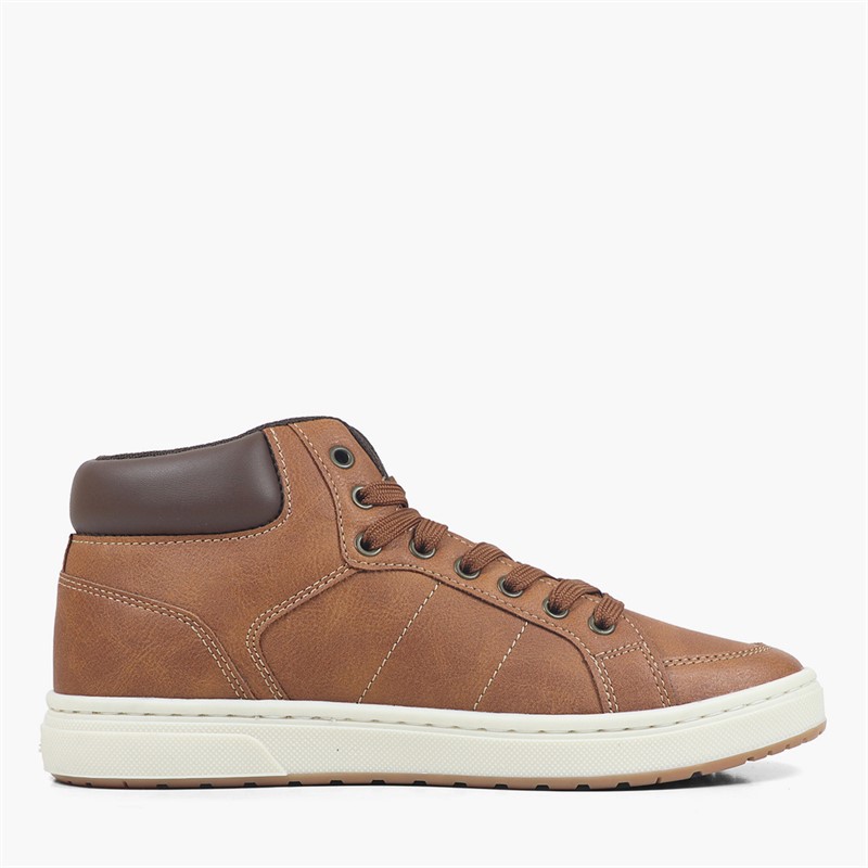 Levi's Junior Boys Piper JR Mid Trainers Cognac 0241
