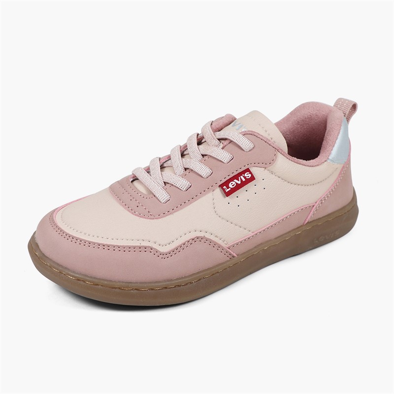 Levi's Girls Terra Trainers Pink/Silver 0387