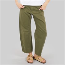 Levi's Womens Cinch Barrel Jeans Washed Ivy Green Gd