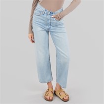 Levi's Womens Ribcage Straight Leg Jeans Middle Road
