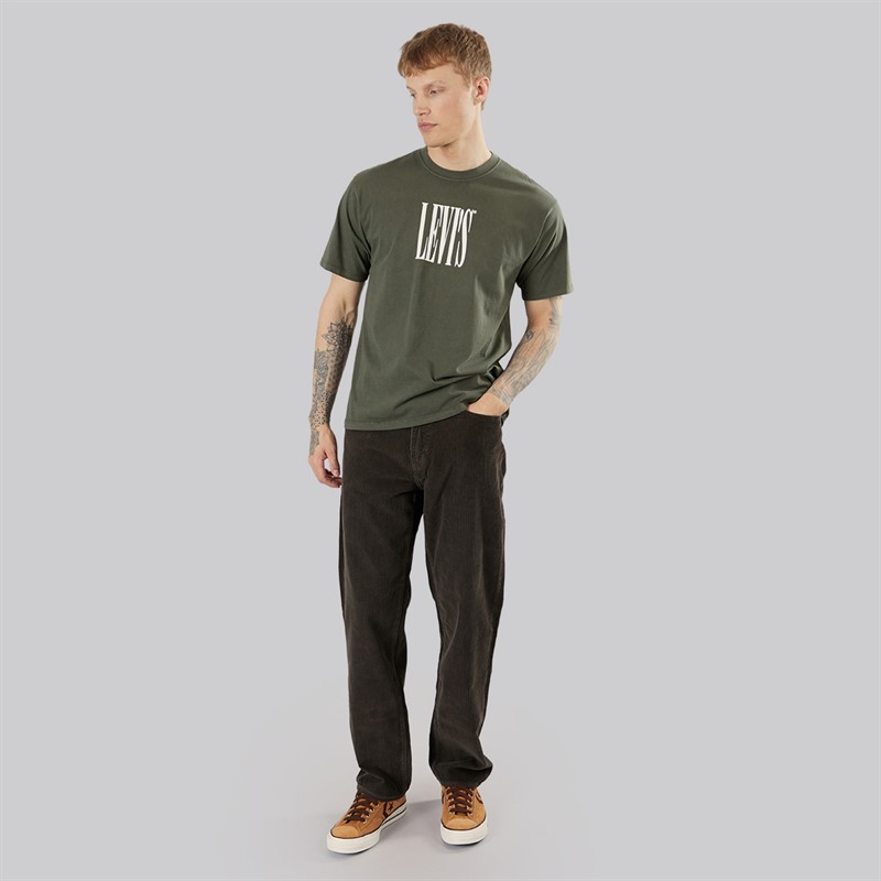 Levi's Mens Vintage Fit T-Shirt Stretched Serif 1 Kambaba
