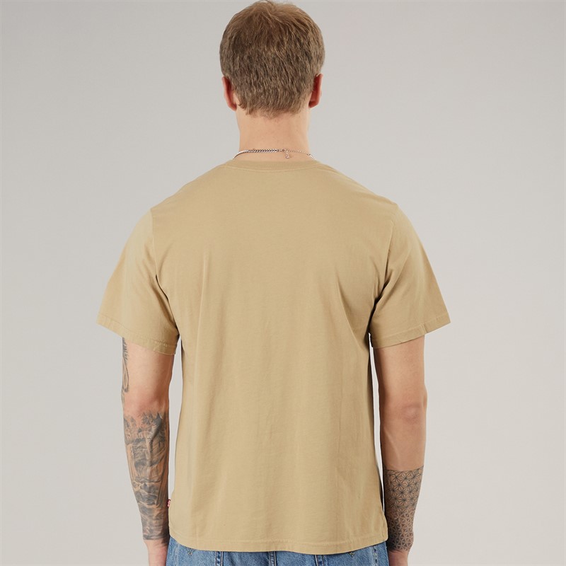 Levi's Mens Relaxed Fit T-Shirt Headline Logo 1 Chino