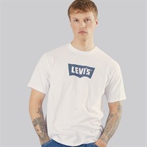 Levi's Mens Vintage Graphic T-Shirt Vintage Indigo Bw White