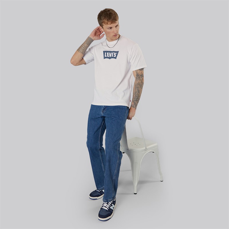 Levi's Mens Vintage Graphic T-Shirt Vintage Indigo Bw White