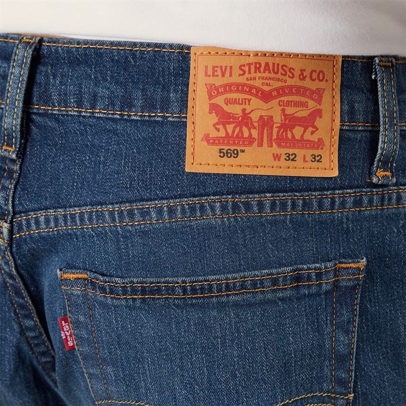 Levi's Mens 569 Loose Straight Leg Jeans Let It Lie