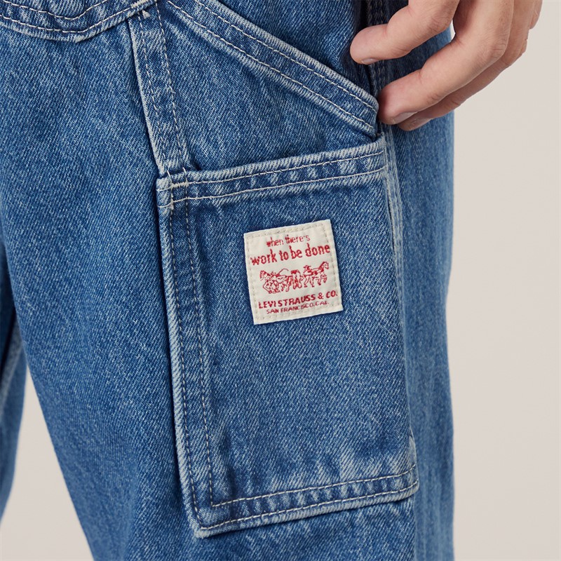 Levi's Mens 568 Loose Fit Carpenter Jeans Safe In Charm