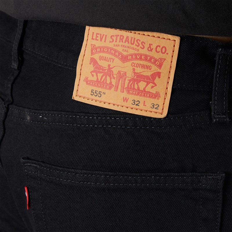 Levi's Mens 555 Relaxed Straight Jeans Deep Thoughts Rinse