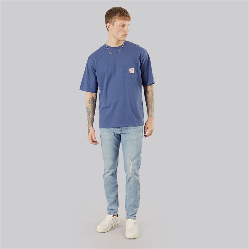 Levi's Herre Arbejdstøj T-shirt Blue Indigo