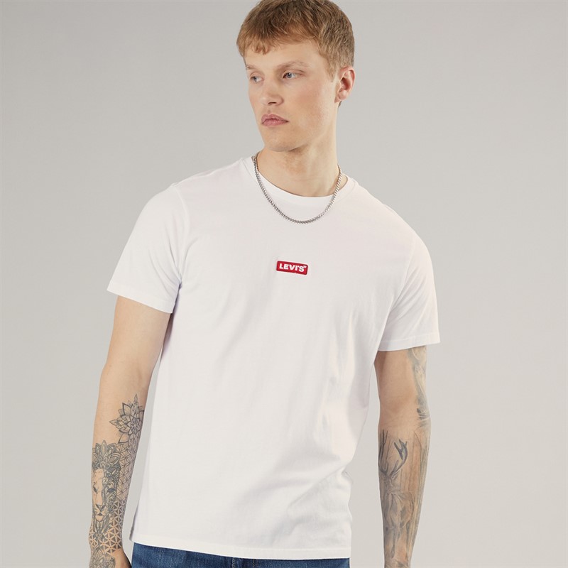 Levi's Mens Relaxed Baby T-Shirt Bright White