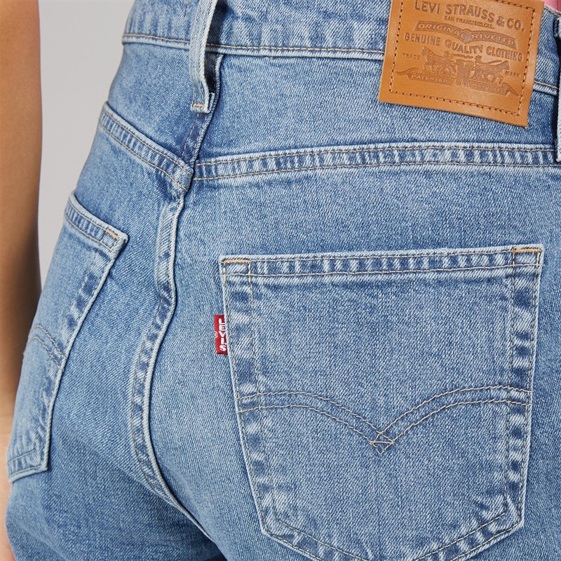 Levi's Womens 724 High Rise Straight Fit Jeans Kick Start