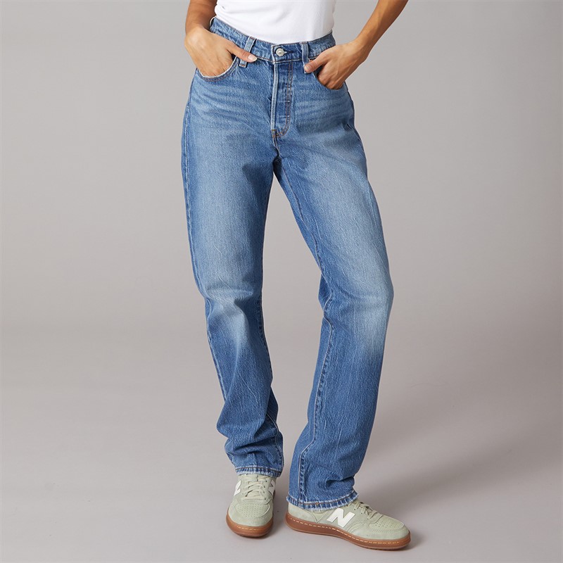 Levi's Womens 501 Straight Fit Jeans Erin Cant Wait Stretch