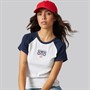 Levi's Womens Riley Raglan T-Shirt Navy Blazer
