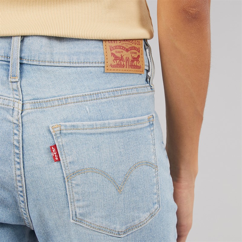 Levi's Womens Shaping Bermuda Shorts Double Duty Short