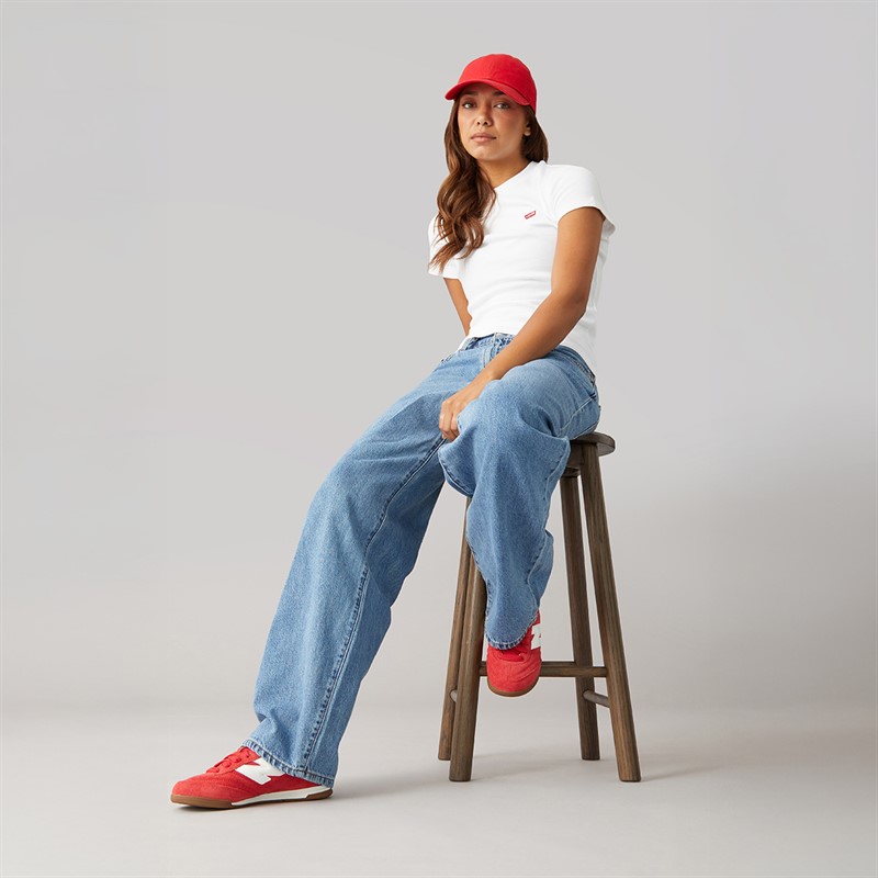 Levi's Womens Baggy Dad Jeans Own It Stone