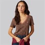 Levi's Womens Perfect V-Neck T-Shirt Leopard