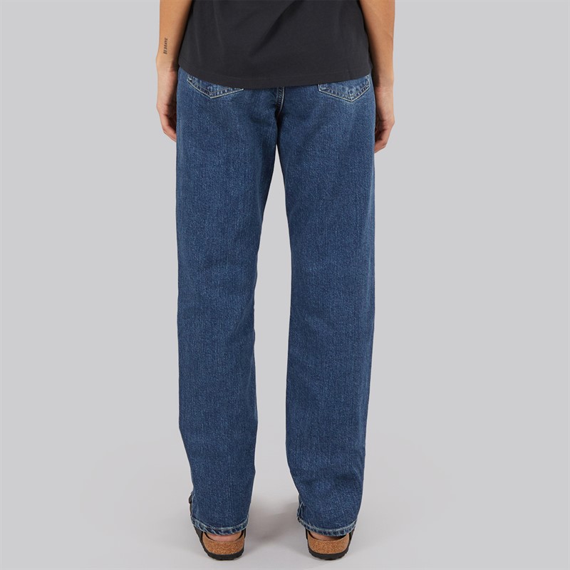 Levi's Womens 724 High Rise Straight Fit Jeans Ankle Time