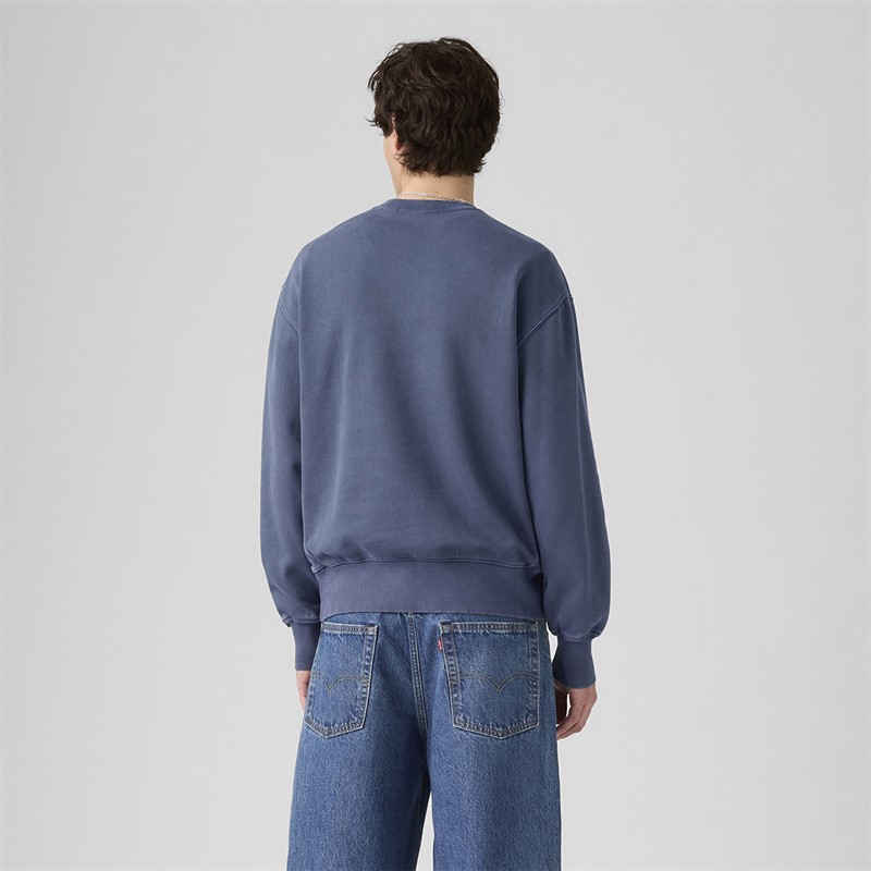 Levi's Herre Authentic Crew Sweatshirt Sargasso Sea Garment Dye