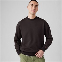 Levi's Herre Authentic Crew Sweatshirt Black Agate Garment Dye