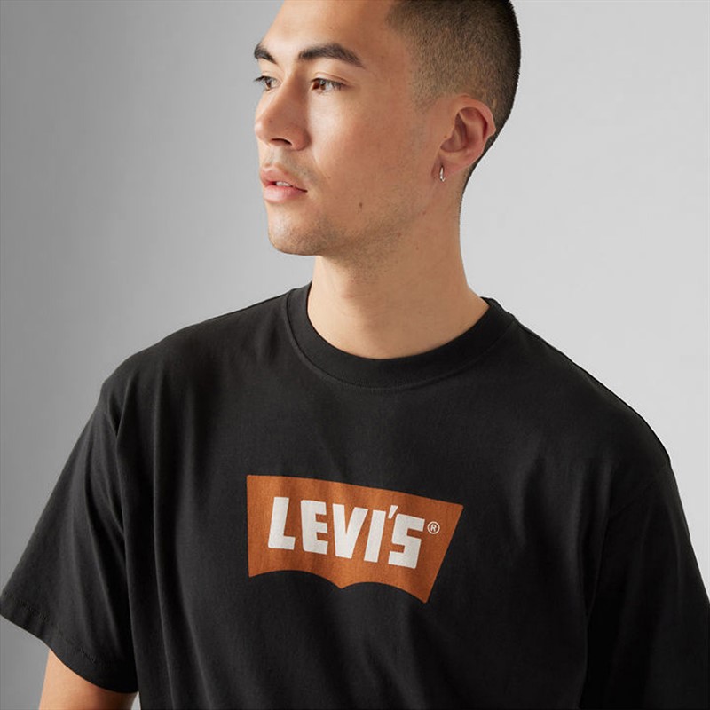 Levi's Herre Vintage Fit Grafisk T-shirt Vintage Pecan Batwing Caviar