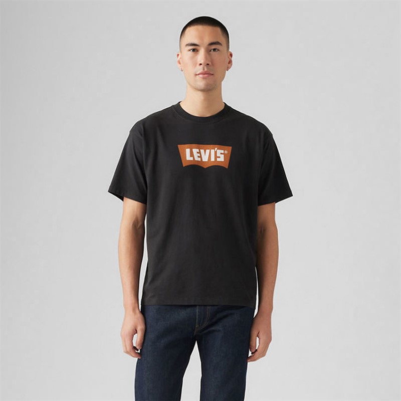 Levi's Herre Vintage Fit Grafisk T-shirt Vintage Pecan Batwing Caviar