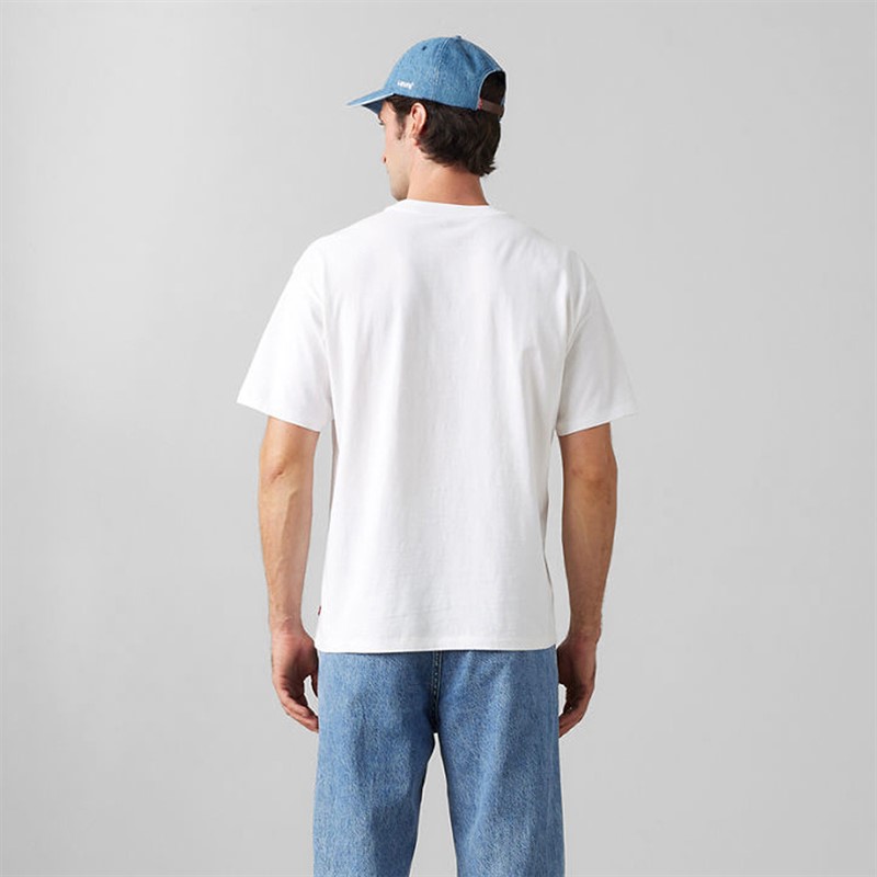 Levi's Herre Vintage Fit Grafisk T-shirt Vintage Chili Oil Batwing White