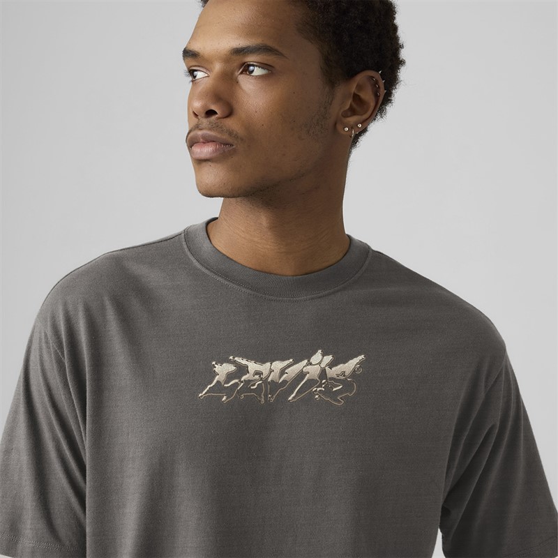 Levi's Herre Vintage Fit Grafisk T-shirt Copper Levis Smoked Pearl