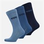 Levi's Mens Levis Regular Cut Three Pack Crew Socks Navy Combo