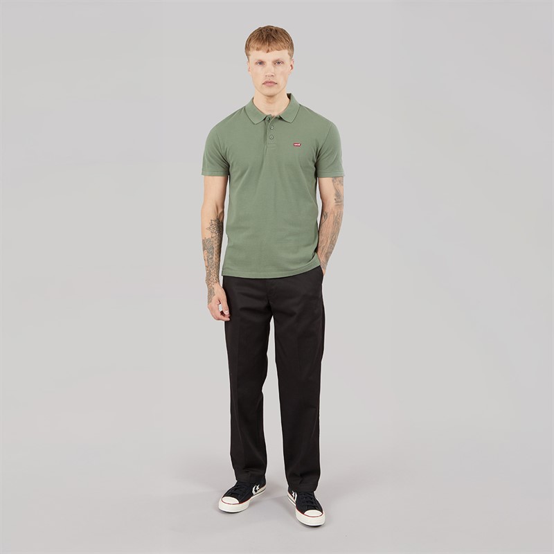 Levi's Mens Housemark Polo Shirt Mulled Basil