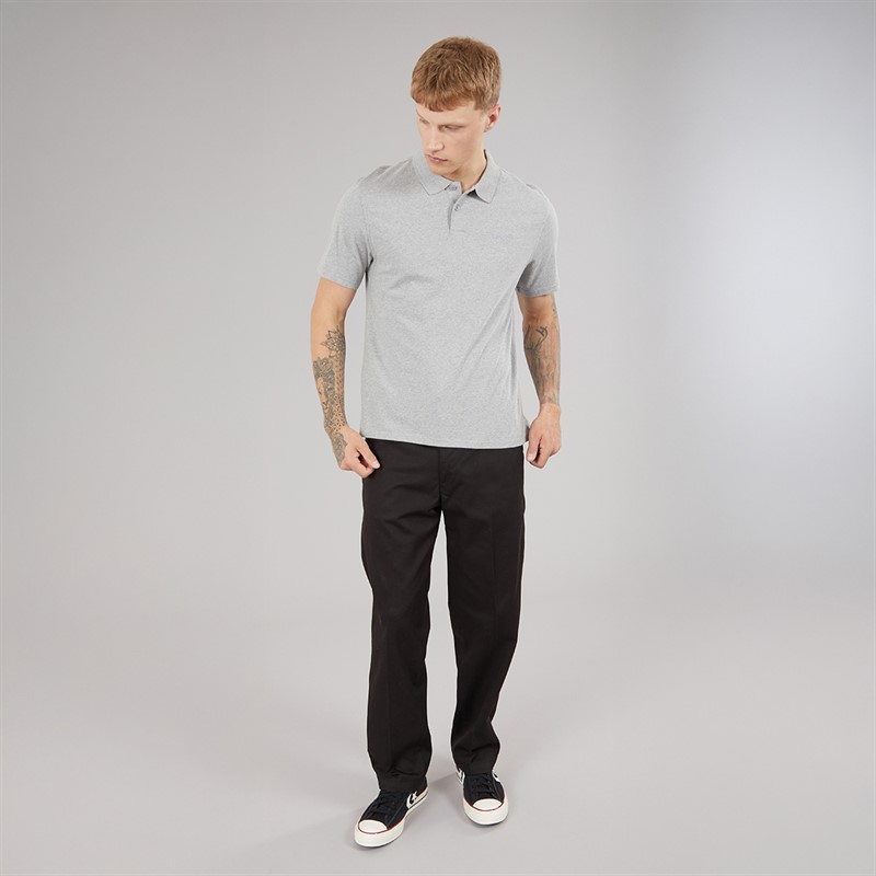 Levi's Mens Authentic Polo Shirt Mid Tone Grey Heather