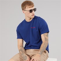 Levi's Mens Relaxed Fit T-Shirt Serif 6 Blue