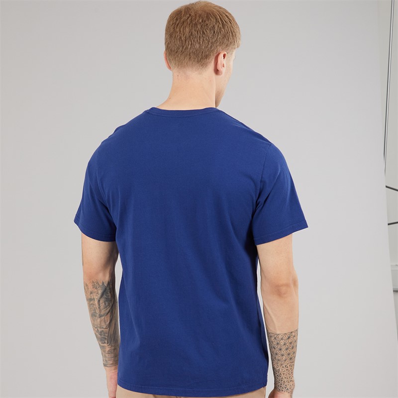 Levi's Mens Relaxed Fit T-Shirt Serif 6 Blue