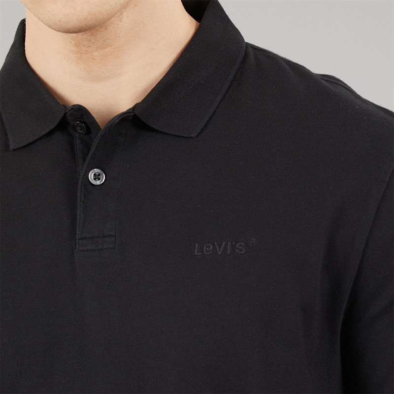 Levi's Mens Authentic Polo Shirt Caviar