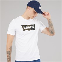 Levi's Mens Housemark Graphic T-Shirt Fill White