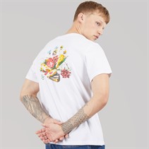 Levi's Mens Relaxed Fit T-Shirt Coastal Creative Delights White Plus