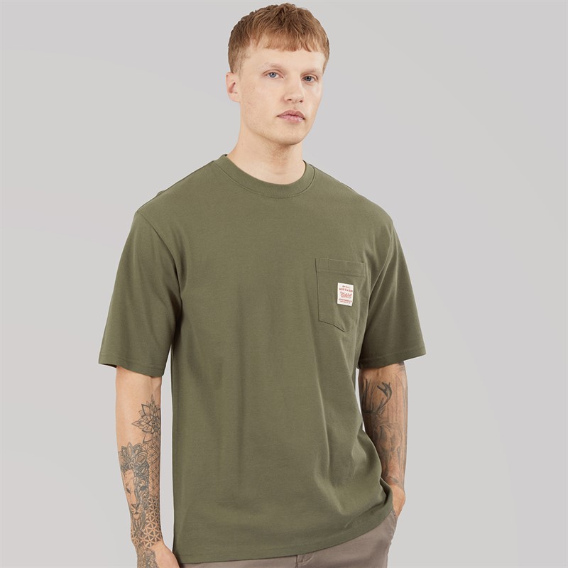 Levi's Mens Workwear T-Shirt Stone Fudge