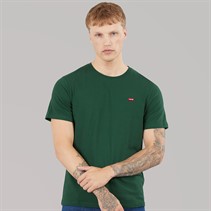 Levi's Mens Original Housemark T-Shirt Dark Green