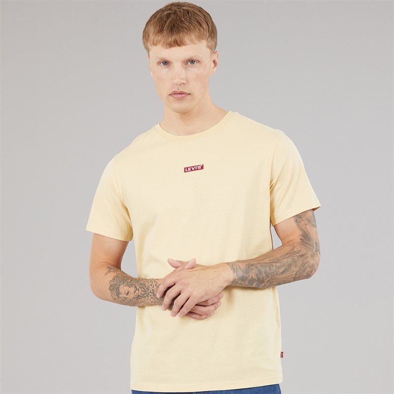 Levi's Mens Relaxed Baby Tab T-Shirt Soybean