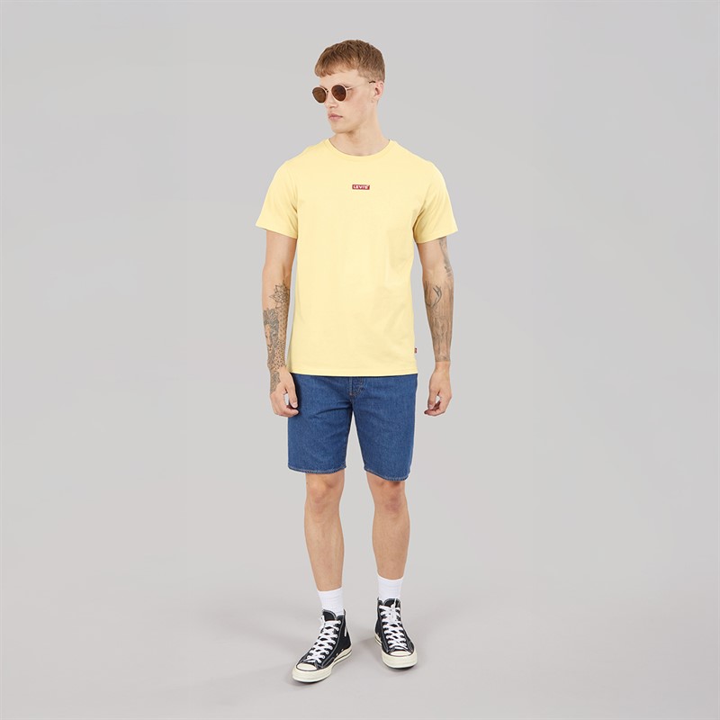 Levi's Mens Relaxed Baby Tab T-Shirt Soybean