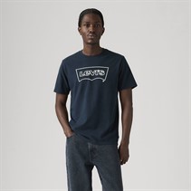 Levi's Mens Graphic Crewneck T-Shirt Rope Navy