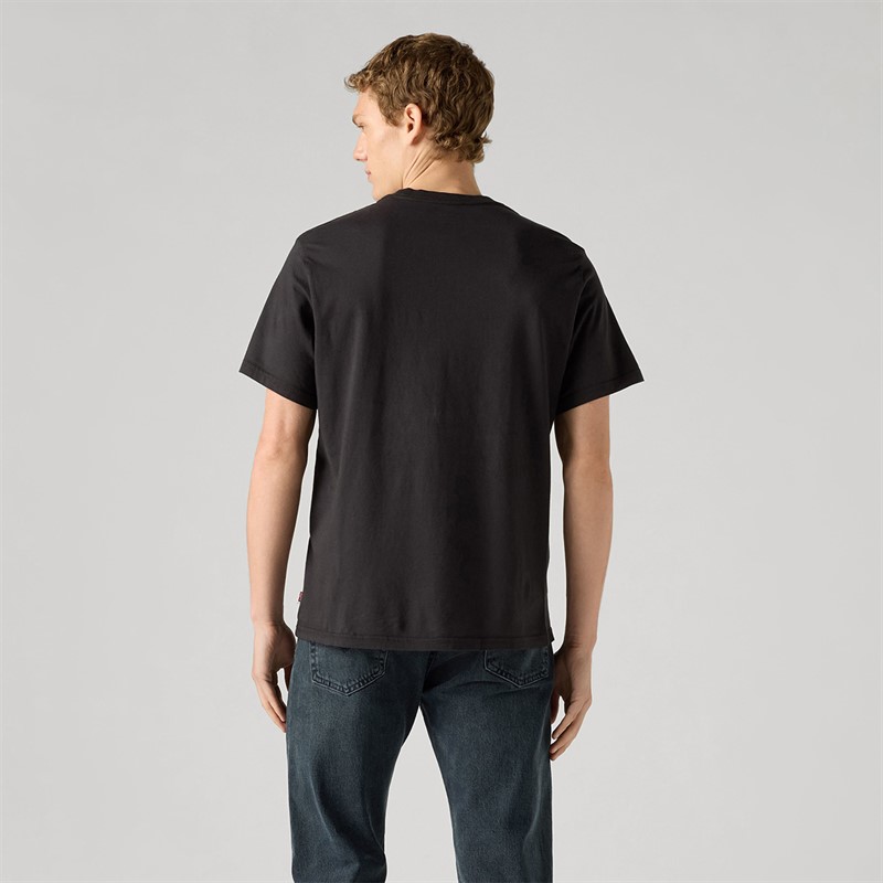 Levi's Mens Relaxed Fit T-Shirt Caviar