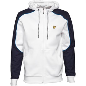 Lyle and Scott Fitness Męskie Hurst Kurtka Biały